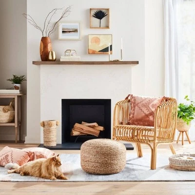 Gretna Narrow Console Table Natural - Threshold™ - Image 5