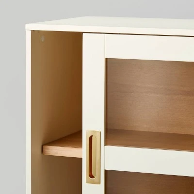 Promontory Sliding Glass TV Stand - Threshold™ Designed With Studio McGee - Image 3