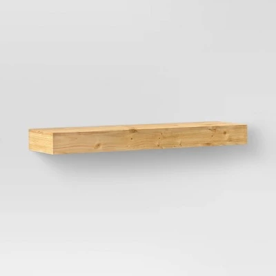 24" Floating Wood Shelf - Threshold™ - Image 6