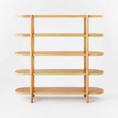 57" Portola Hills 5 Shelf Horizontal Bookcase - Threshold™ Designed With Studio McGee - Image 2