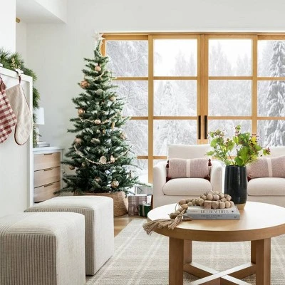 Elroy Faux Shearling Accent Chair With Wood Legs - Threshold™ Designed With Studio McGee - Image 6