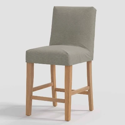 Nazanin Slipcover Counter Height Barstool In Linen - Threshold™ - Image 8