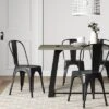 Brimfield Metal Base Dining Table - Threshold