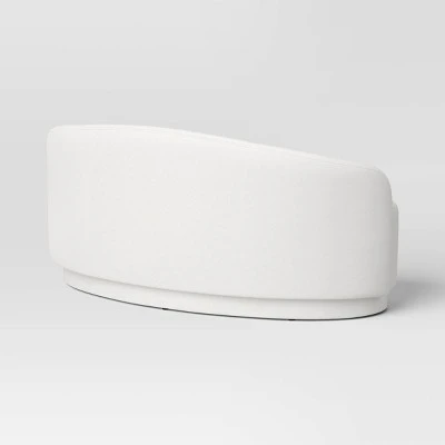 Lupine Curved Loveseat Cream Boucle - Threshold™ - Image 3