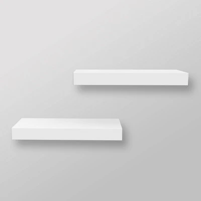 Set Of 2 16" Wood Ledge Wall Shelf - Threshold™ - Image 5