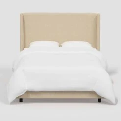 Antwerp Wingback Bed In Linen - Threshold™
