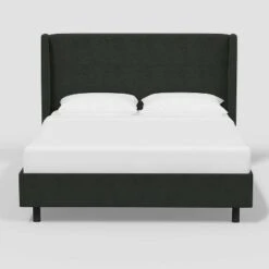 Antwerp Wingback Platform Bed In Linen - Threshold™