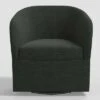 Rhea Swivel Chair In Linen - Threshold™
