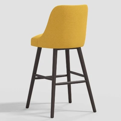 Geller Modern Counter Height Barstool In Linen - Threshold™ - Image 4
