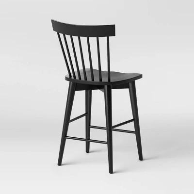 Windsor Counter Height Barstool Hardwood - Threshold™ - Image 3