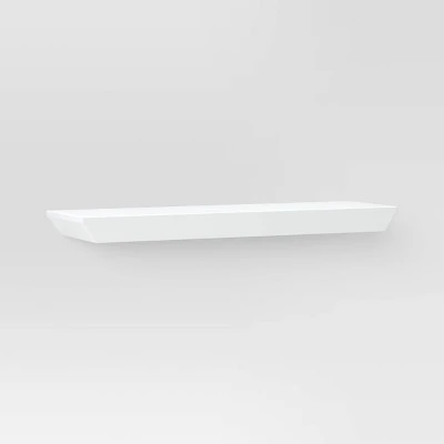 Wedge Shelf With Rod Bracket White - Threshold™ - Image 3