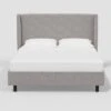Antwerp Wingback Platform Bed In Boucle - Threshold™