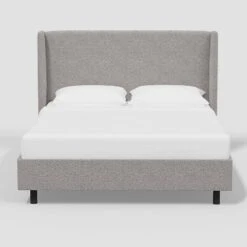 Antwerp Wingback Platform Bed In Boucle - Threshold™