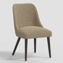 Geller Modern Dining Chair In Textured Linen Zuma - Threshold™