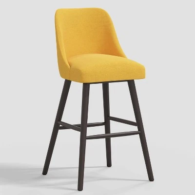 Geller Modern Counter Height Barstool In Linen - Threshold™ - Image 7