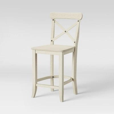 24" Litchfield X-Back Counter Height Barstool - Threshold - Image 2