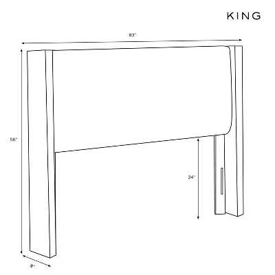 Nail Button Tufted Wingback Velvet Headboard - Skyline Furniture - Image 5