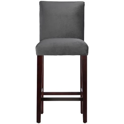 30" Velvet Parsons Barstool Wood - Threshold™ - Image 10
