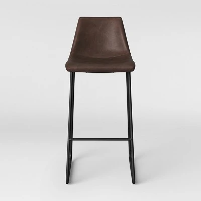 Bowden Faux Leather Barstool - Threshold™ - Image 5