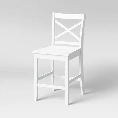 Carey 24" Counter Height Barstool - White - Threshold™ - Image 2