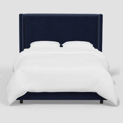 Austin Wingback Bed In Velvet - Threshold™