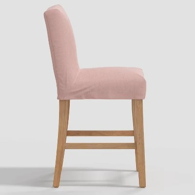 Nazanin Slipcover Counter Height Barstool In Linen - Threshold™ - Image 3