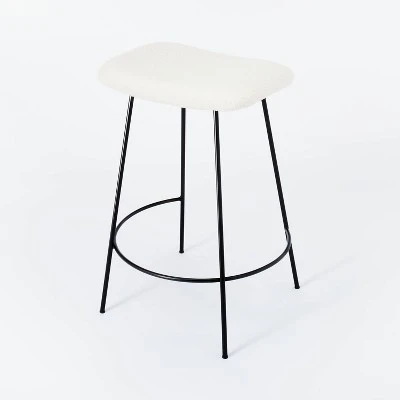 Clarkston Metal Counter Height Barstool With Upholstered Seat - Threshold™ Designed With Studio McGee - Image 3