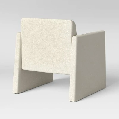 Peletier Fully Upholstered Accent Chair Cream - Threshold™ - Image 3