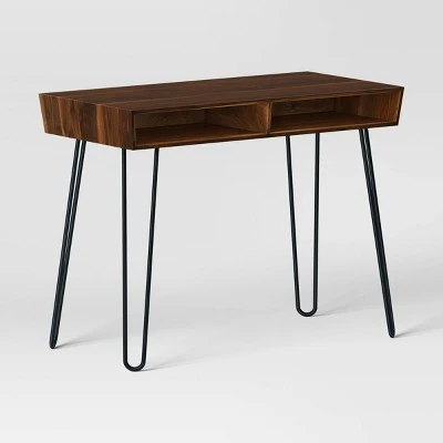 Hairpin Writing Desk With Storage - Threshold™ - Image 6