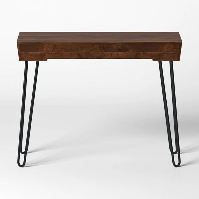 Hairpin Writing Desk With Storage - Threshold™ - Image 3