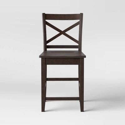 24" Carey Hardwood Counter Height Barstool - Threshold™ - Image 4