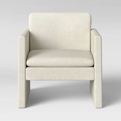 Peletier Fully Upholstered Accent Chair Cream - Threshold™ - Image 2