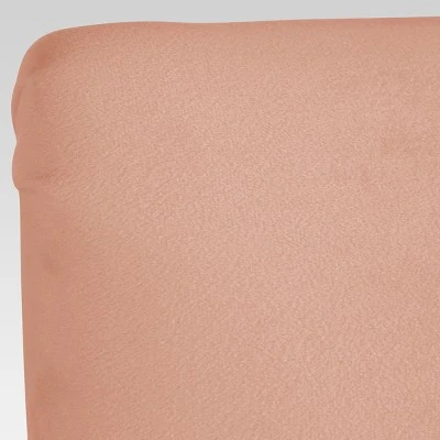 25" Velvet Parsons Counter Height Barstool Wood - Threshold™ - Image 4