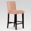 30" Velvet Parsons Barstool Wood - Threshold™