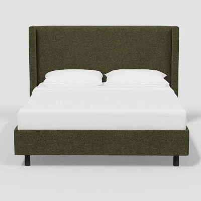 Austin Wingback Platform Bed In Tweed - Threshold™