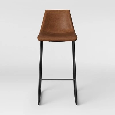 Bowden Faux Leather Barstool - Threshold™ - Image 6