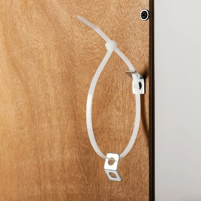 Promontory Sliding Glass TV Stand - Threshold™ Designed With Studio McGee - Image 4