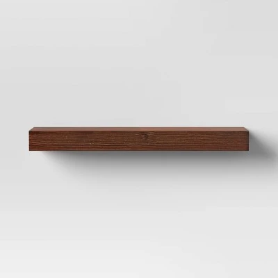 24" Floating Wood Shelf - Threshold™ - Image 2